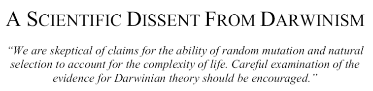 A Scientific Dissent from Darwinism